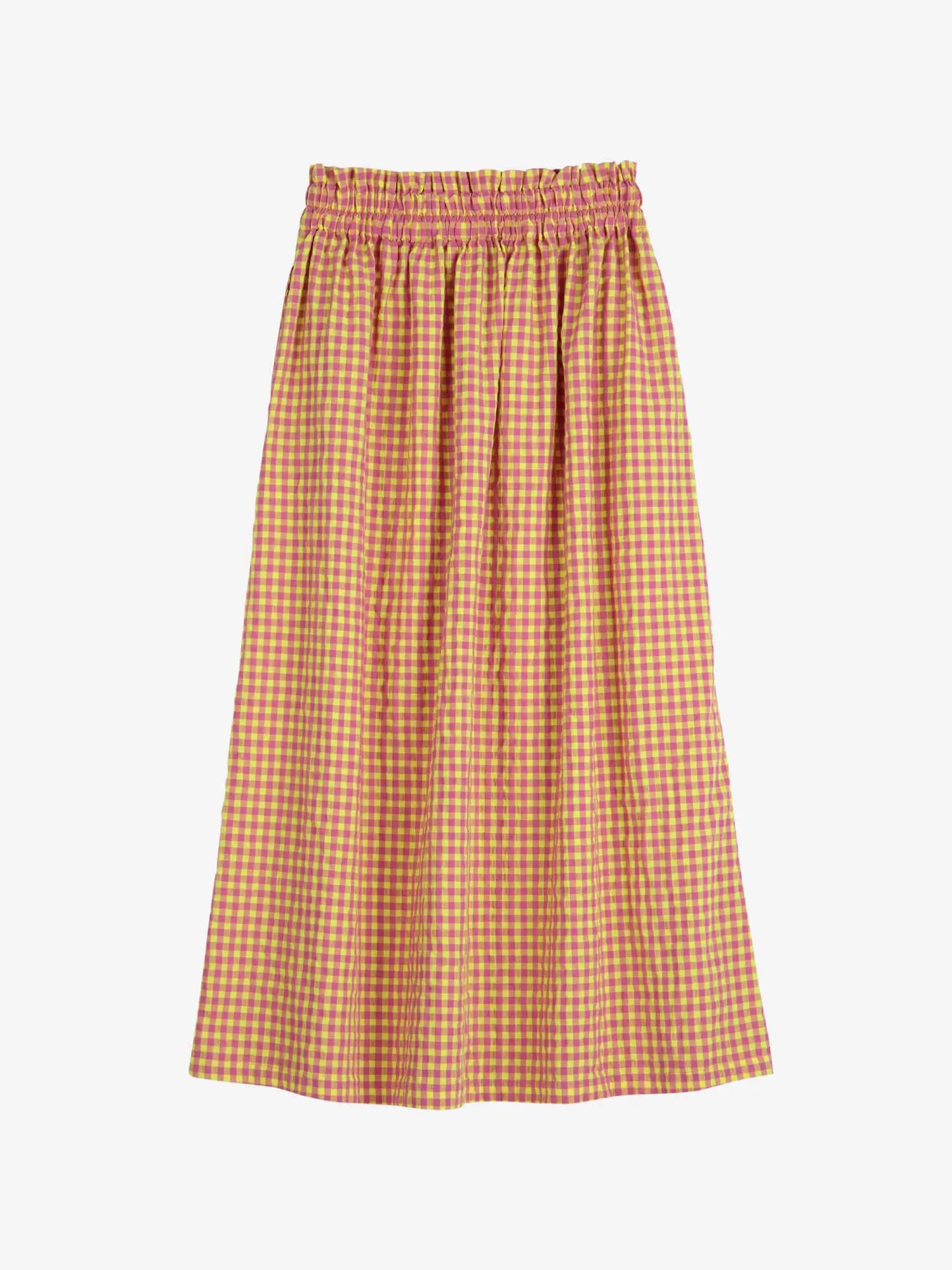 Vichy evasé skirt