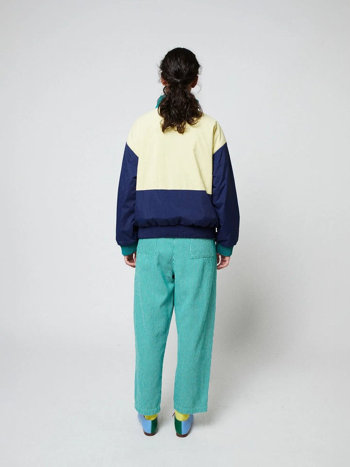 Color block padded jacket