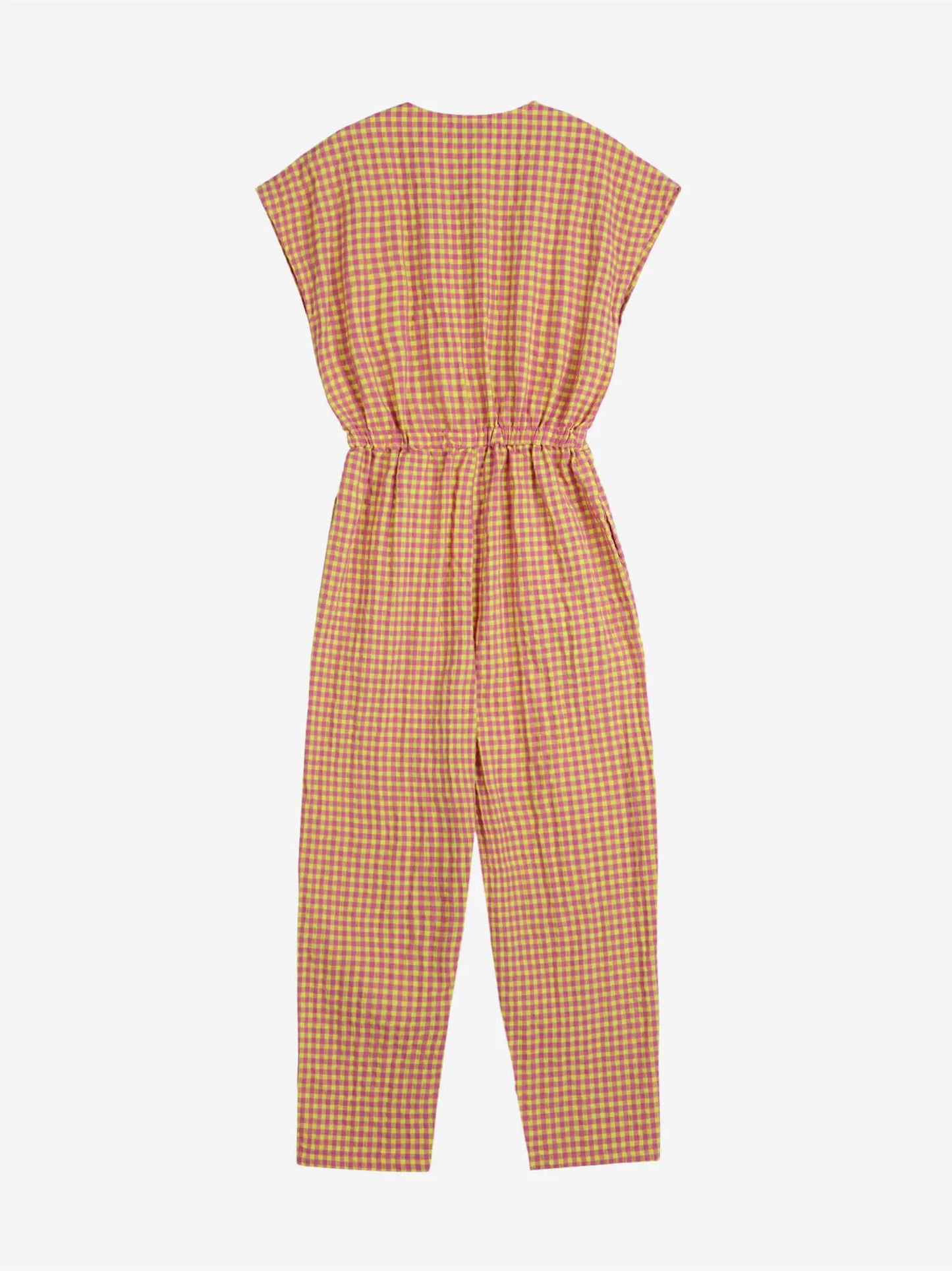 Vichy relaxed jumpsuit