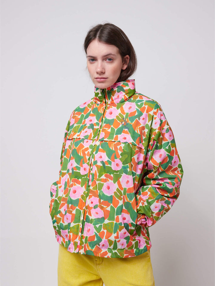 Floral print windstopper