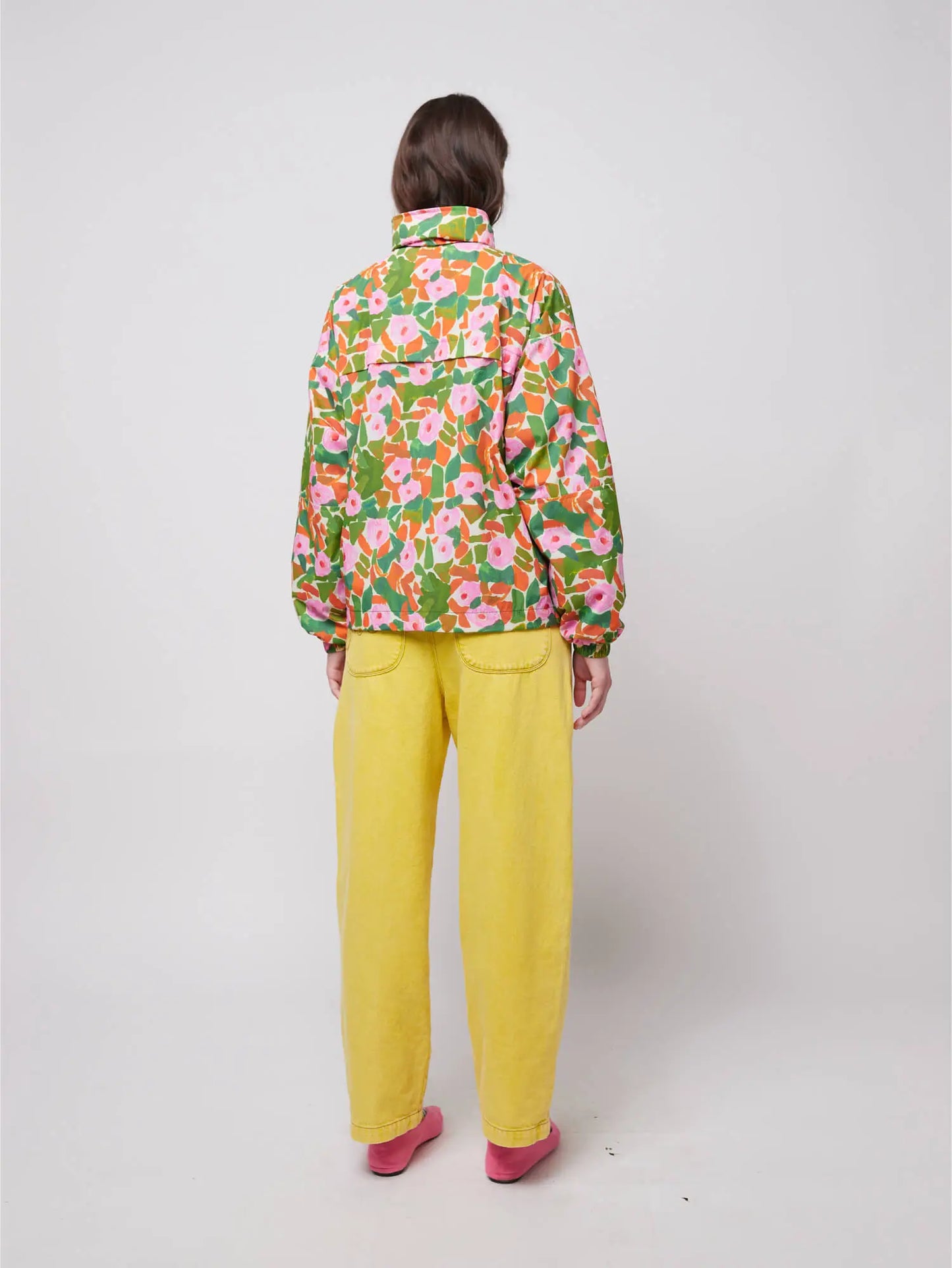 Floral print windstopper