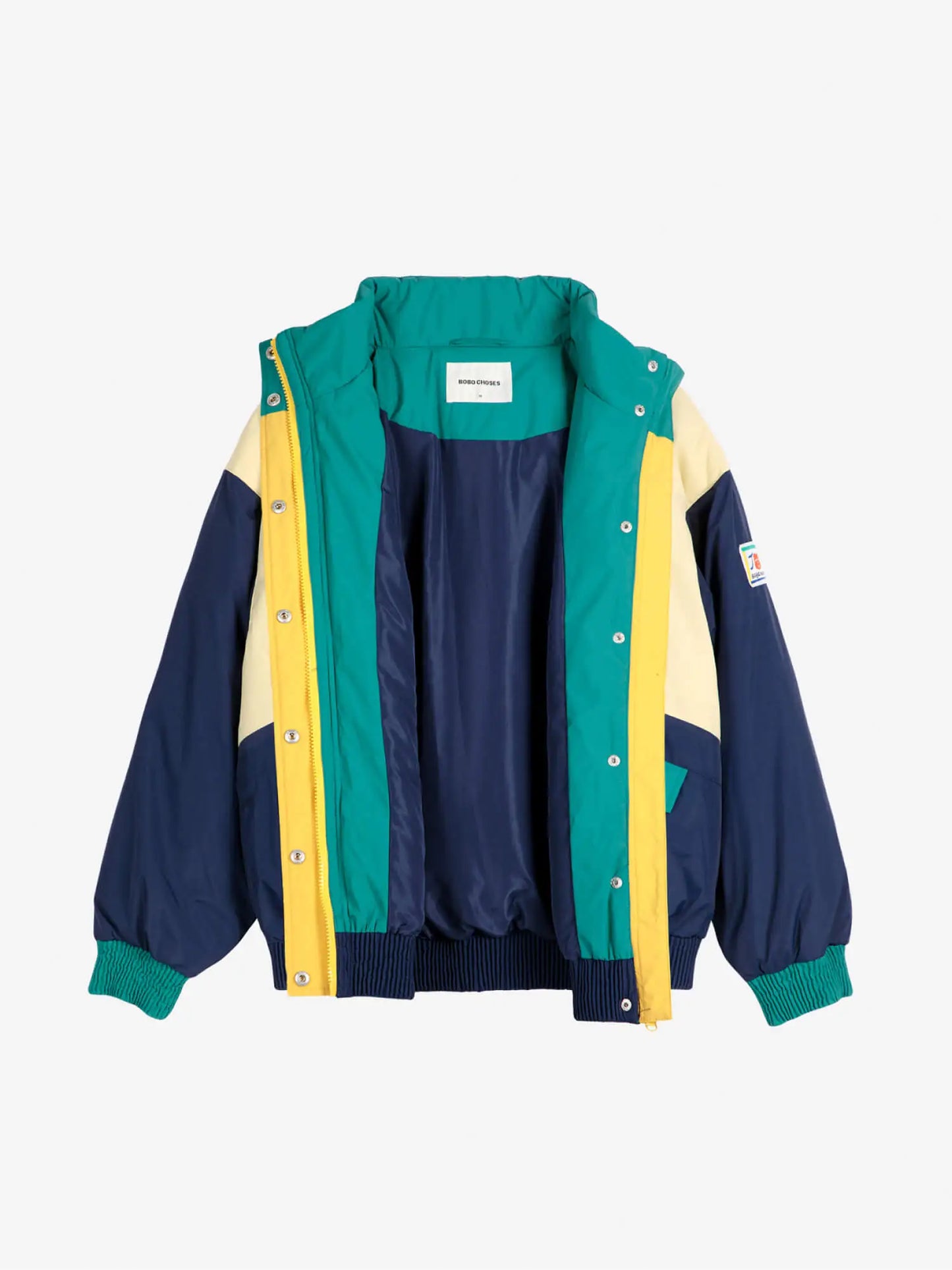 Color block padded jacket