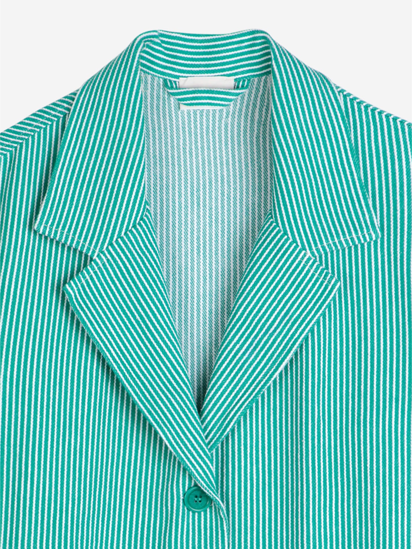 Stripes twill relaxed blazer