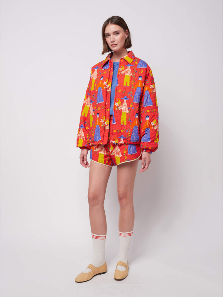 Steppjacke Couples-Print