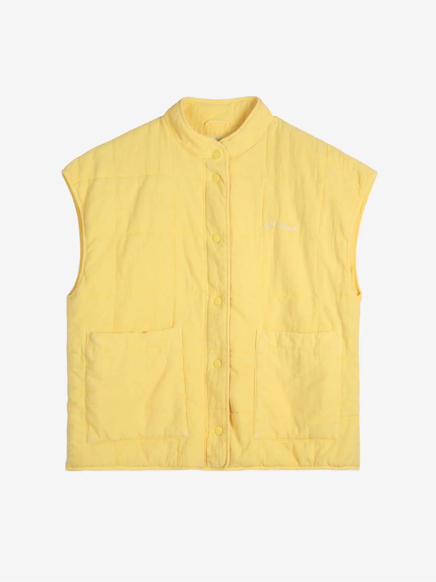 Washed cotton vest