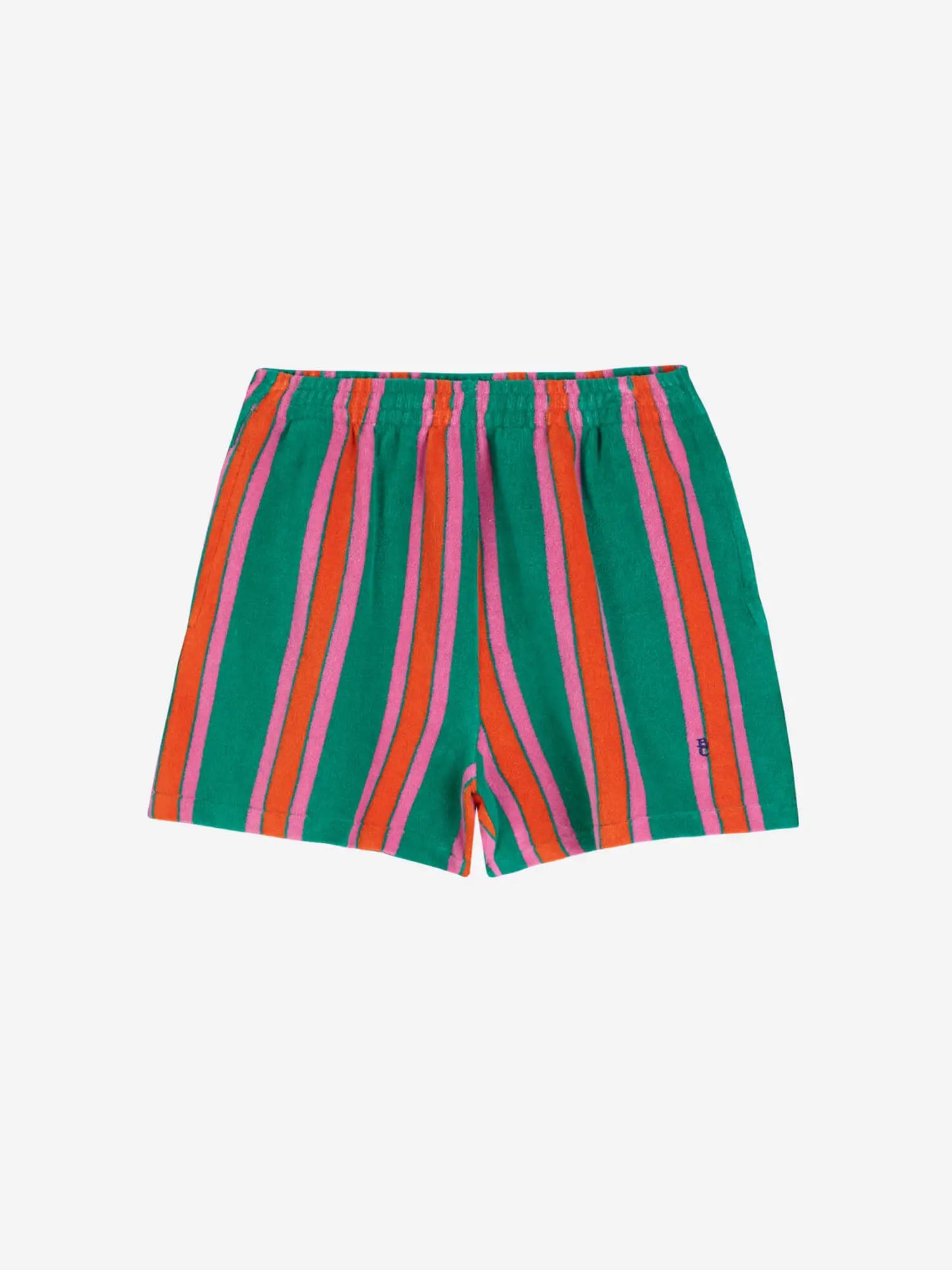 Stripes terry shorts