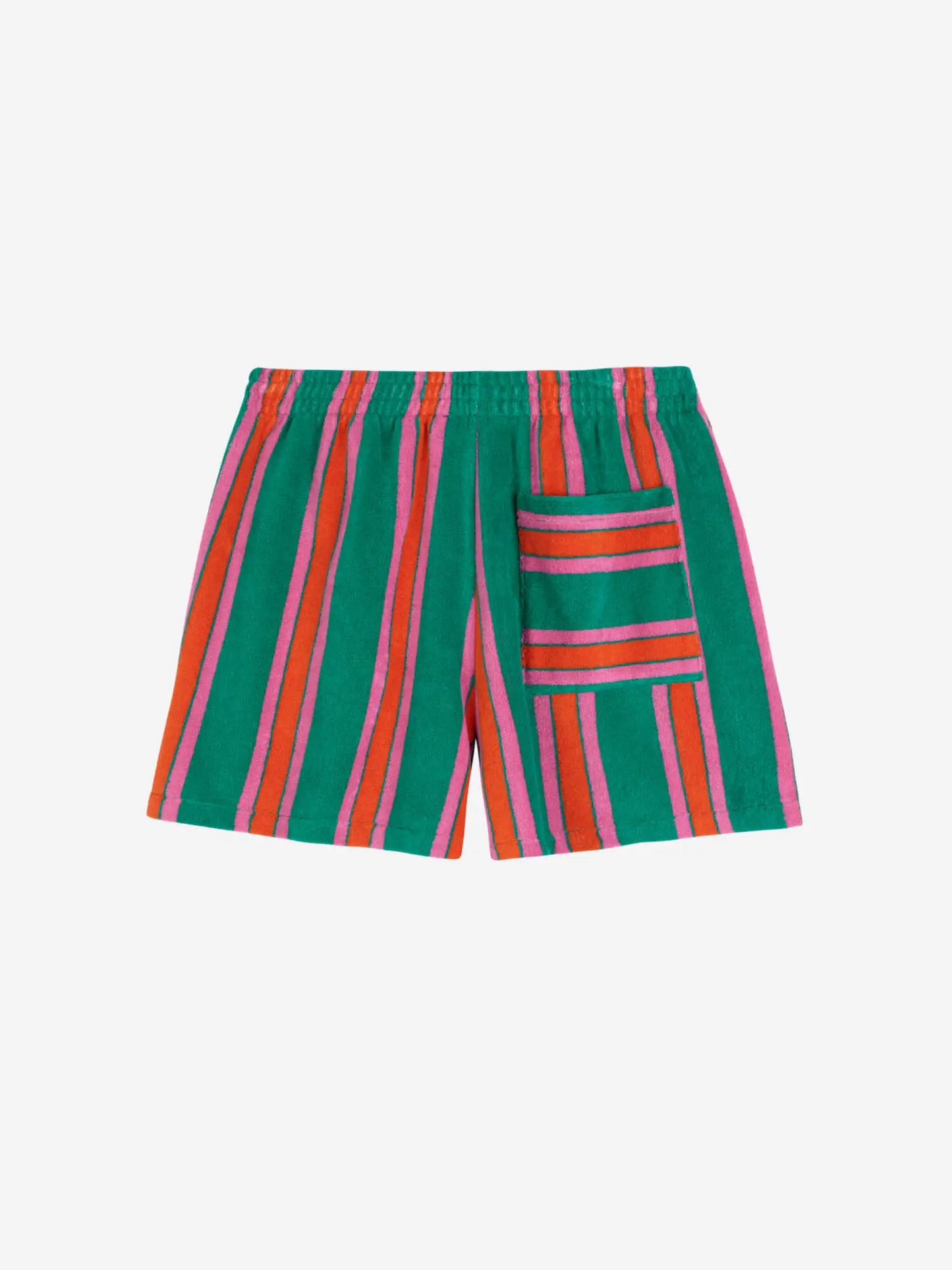 Stripes terry shorts