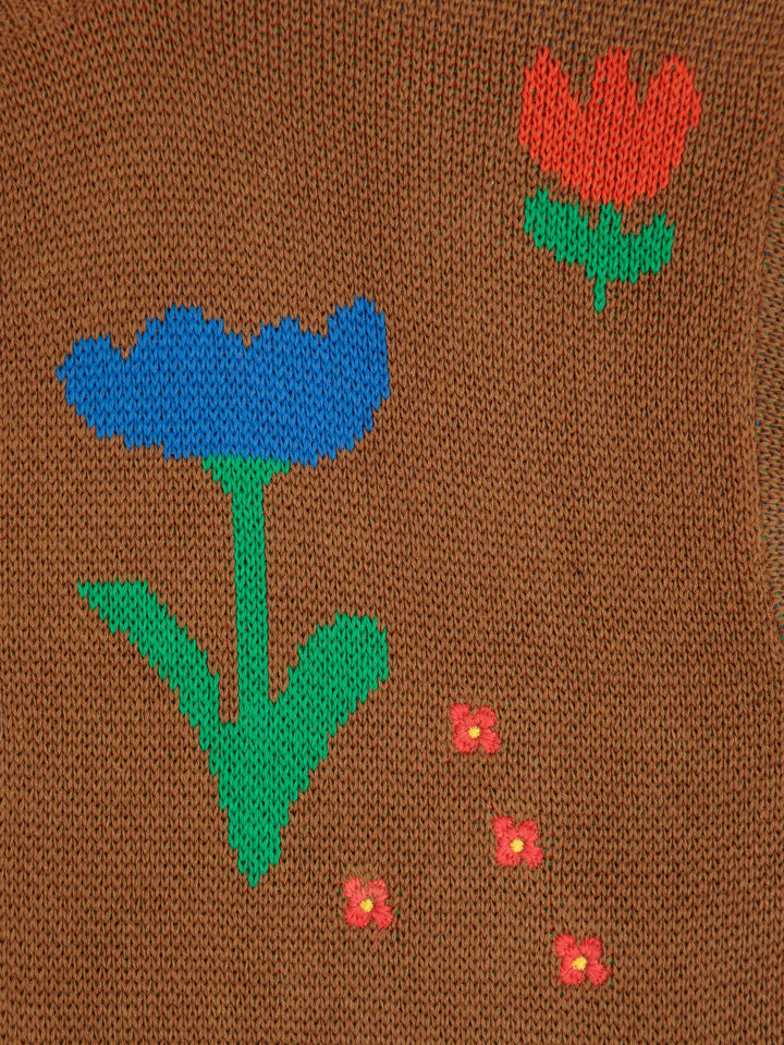 Garden Party texture cotton cardigan