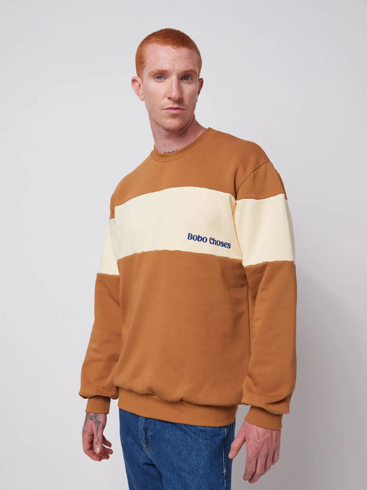 Color block unisex sweatshirt