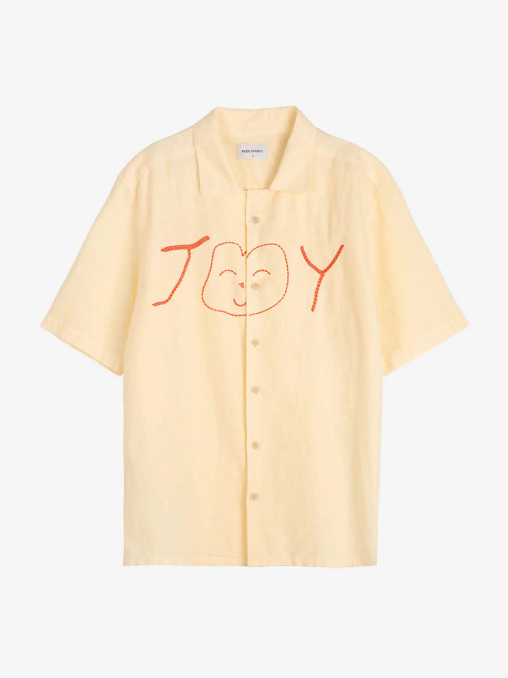 Camisa unisex amb brodat Joy