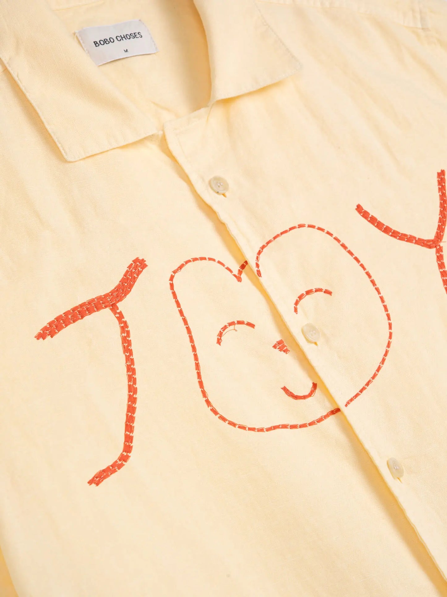 Joy embroidery unisex shirt