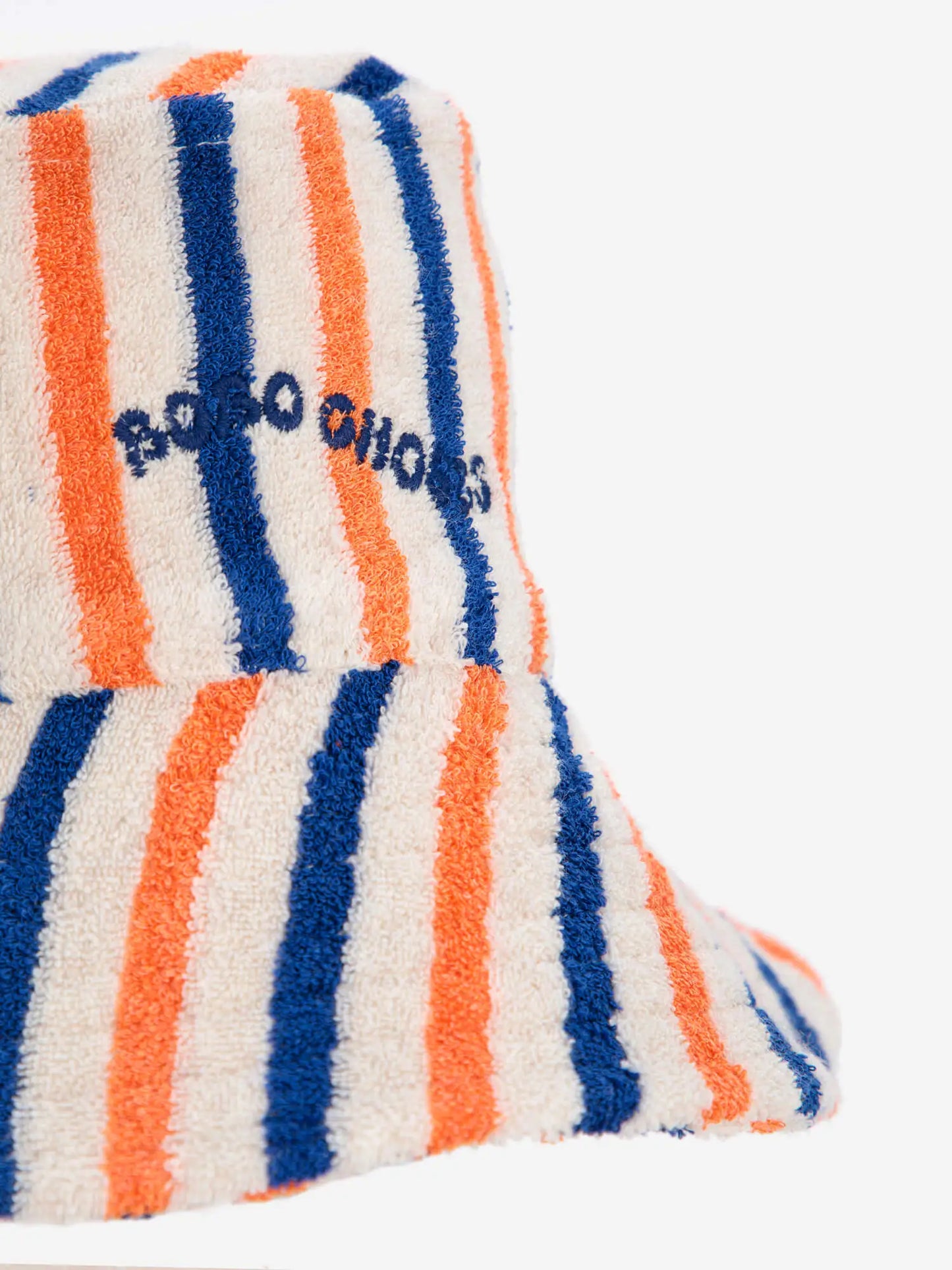 Bobo Choses stripes terry cloth bucket hat