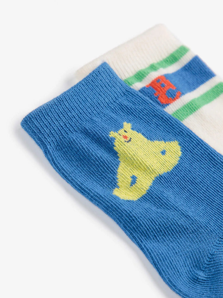 2er-Pack kurze Socken Hug Me Bear