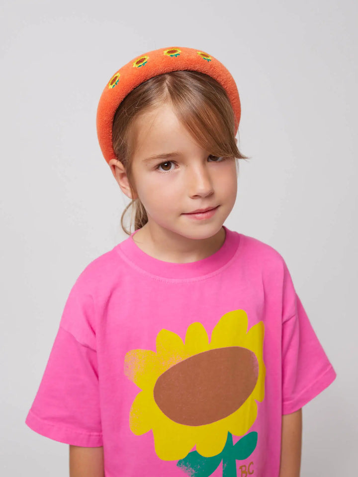 Diadema de ris brodat Sunflower