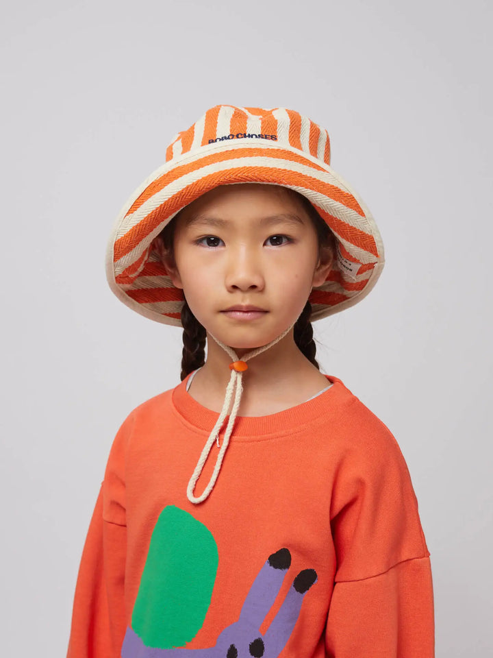 Striped 버킷햇