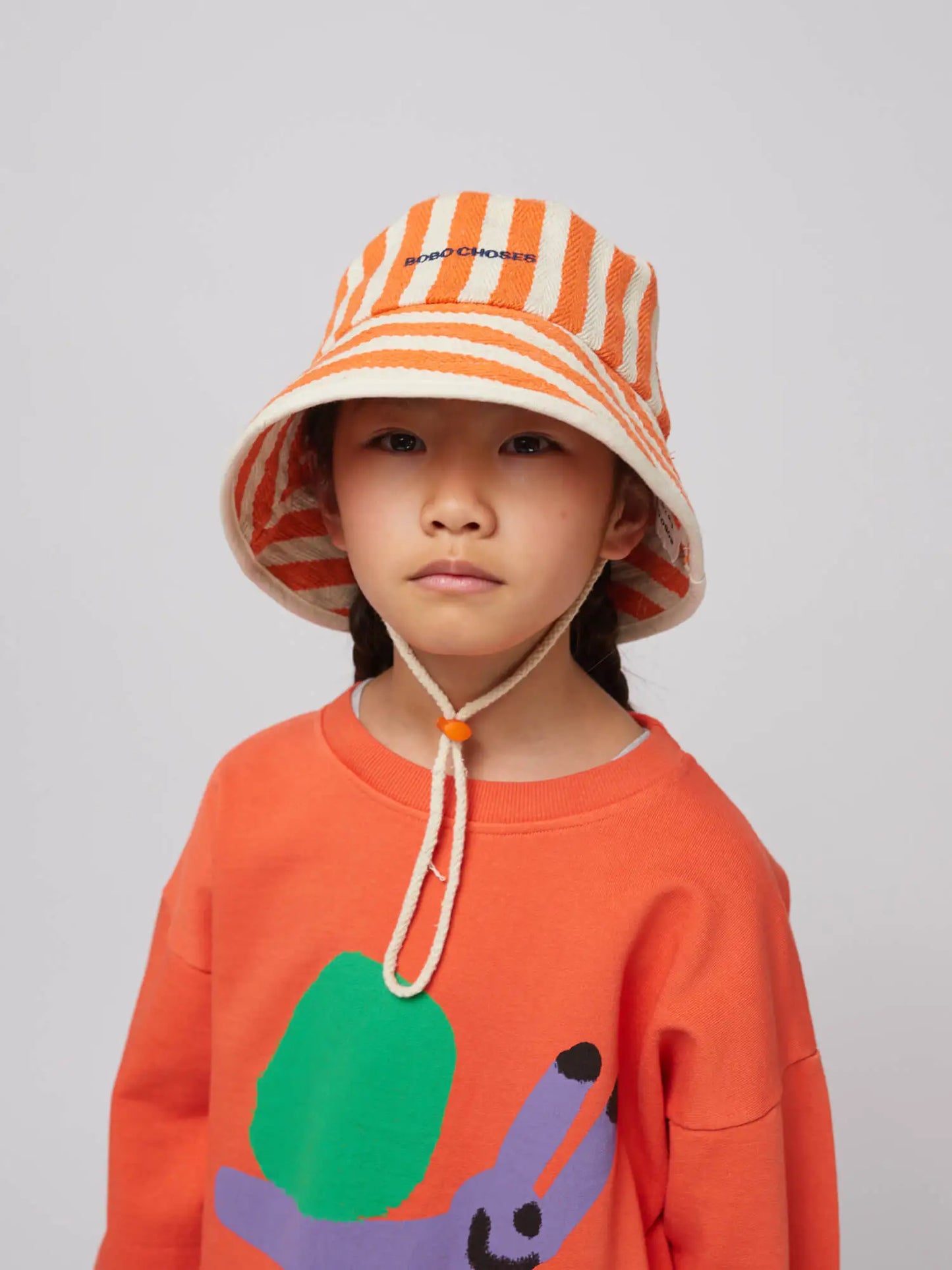 Bobo Choses Striped bucket hat