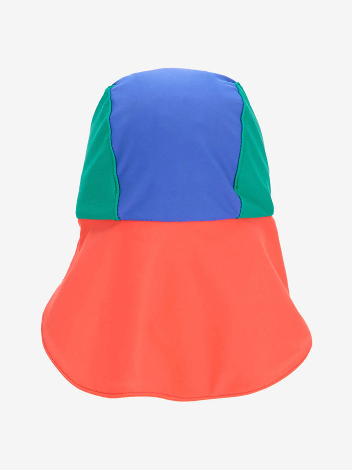 Joy color block swim cap