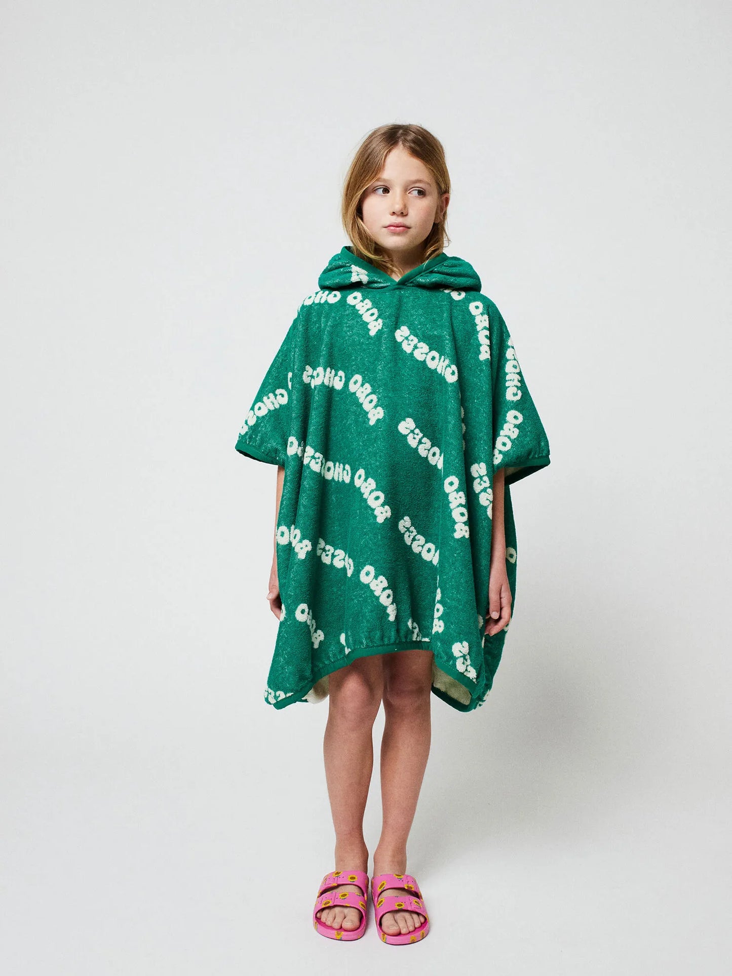 Wavy Bobo Choses all over terry towel poncho