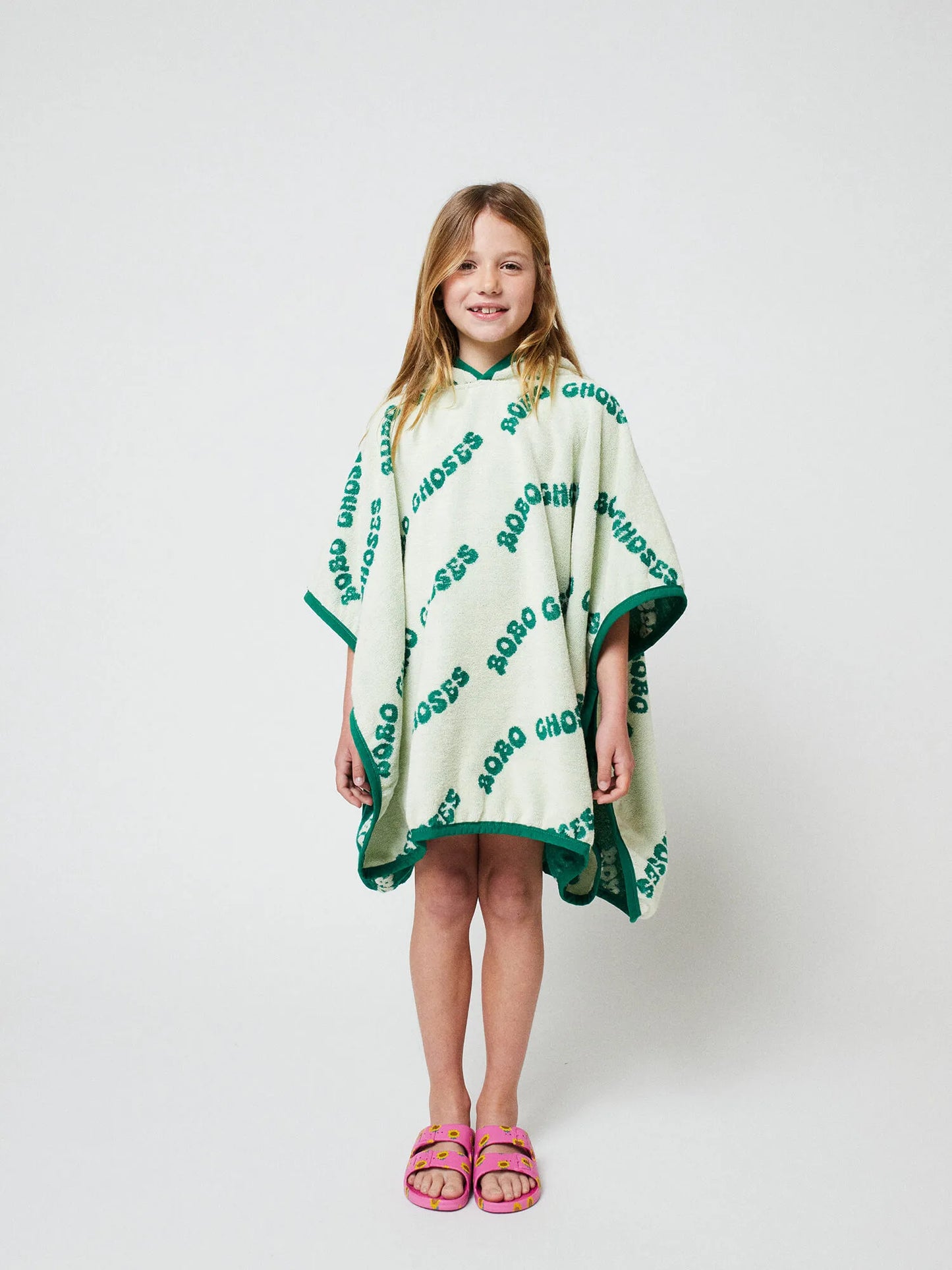 Wavy Bobo Choses all over terry towel poncho