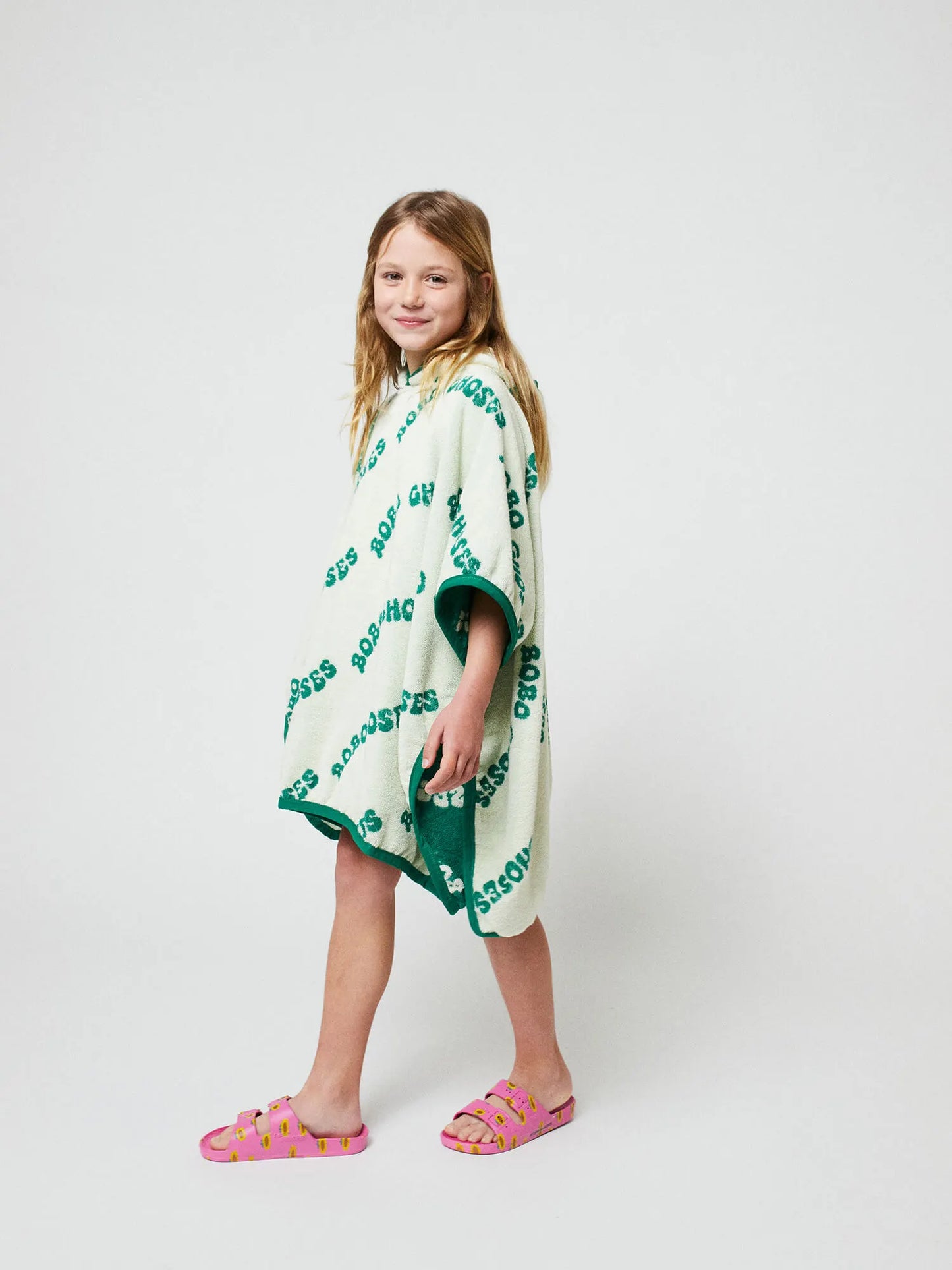 Wavy Bobo Choses all over terry towel poncho