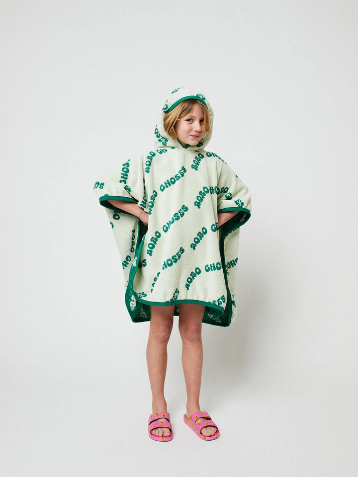 Wavy Bobo Choses all over terry towel poncho