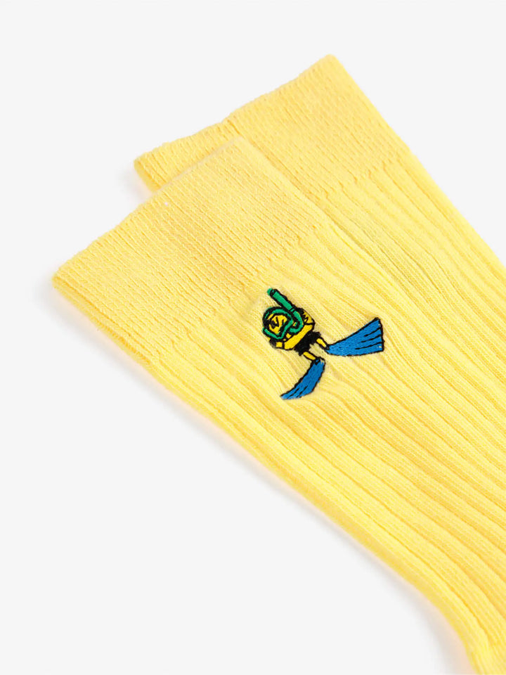 Embroidery long socks
