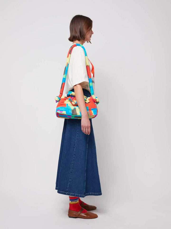 Mehrfarbige Tasche Mini Ona Soft Bobo Choses x Ölend