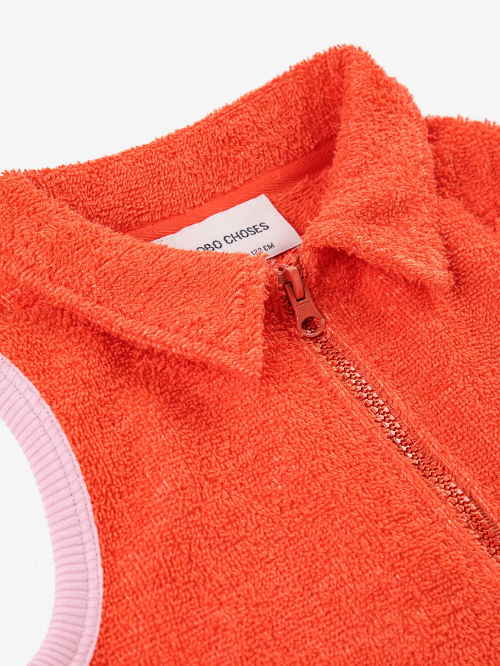 Ribbon Gift terry towel playsuit
