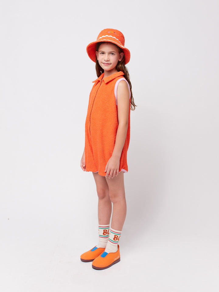 Ribbon Gift terry towel playsuit