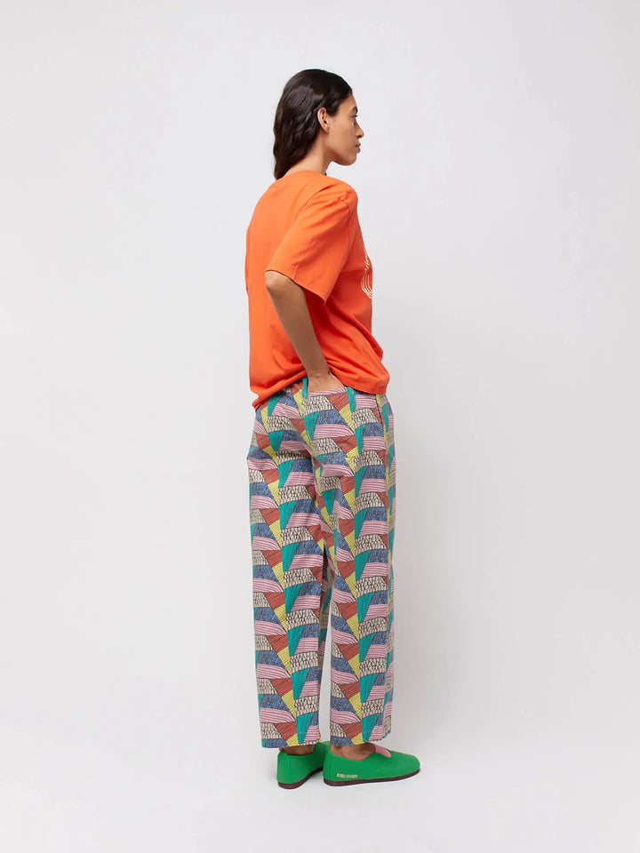 Ethnic all over woven baggy pants