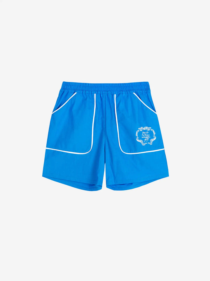 Ribbon Gift woven bermuda shorts