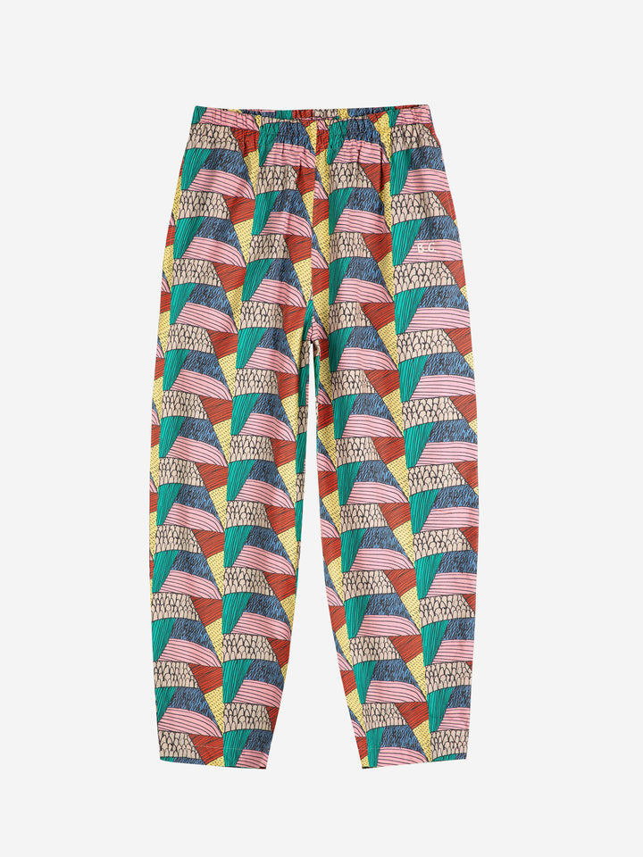 Ethnic all over woven baggy pants