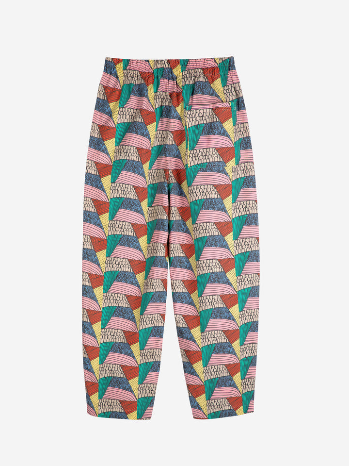Ethnic all over woven baggy pants