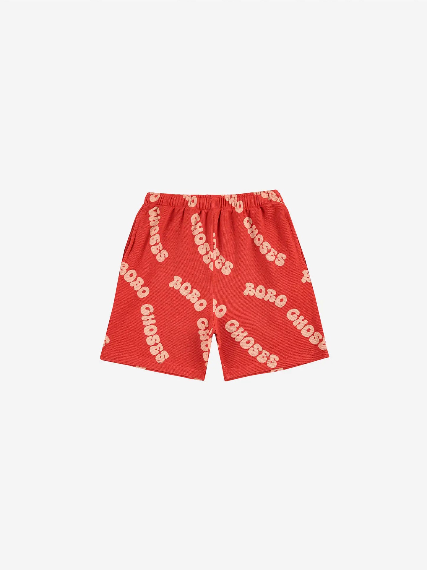 Wavy Bobo Choses all over waffle bermuda shorts