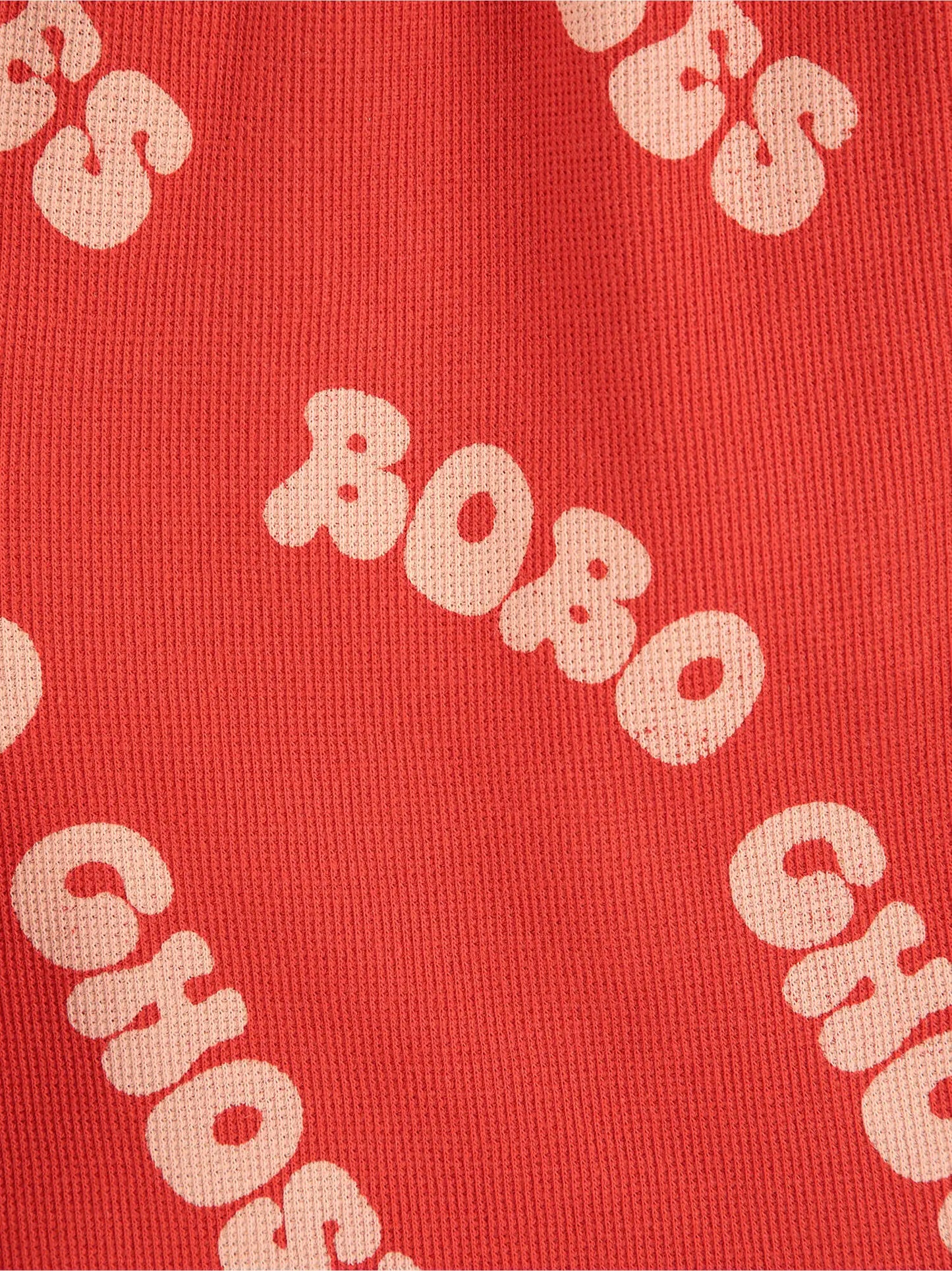 Wavy Bobo Choses all over waffle bermuda shorts