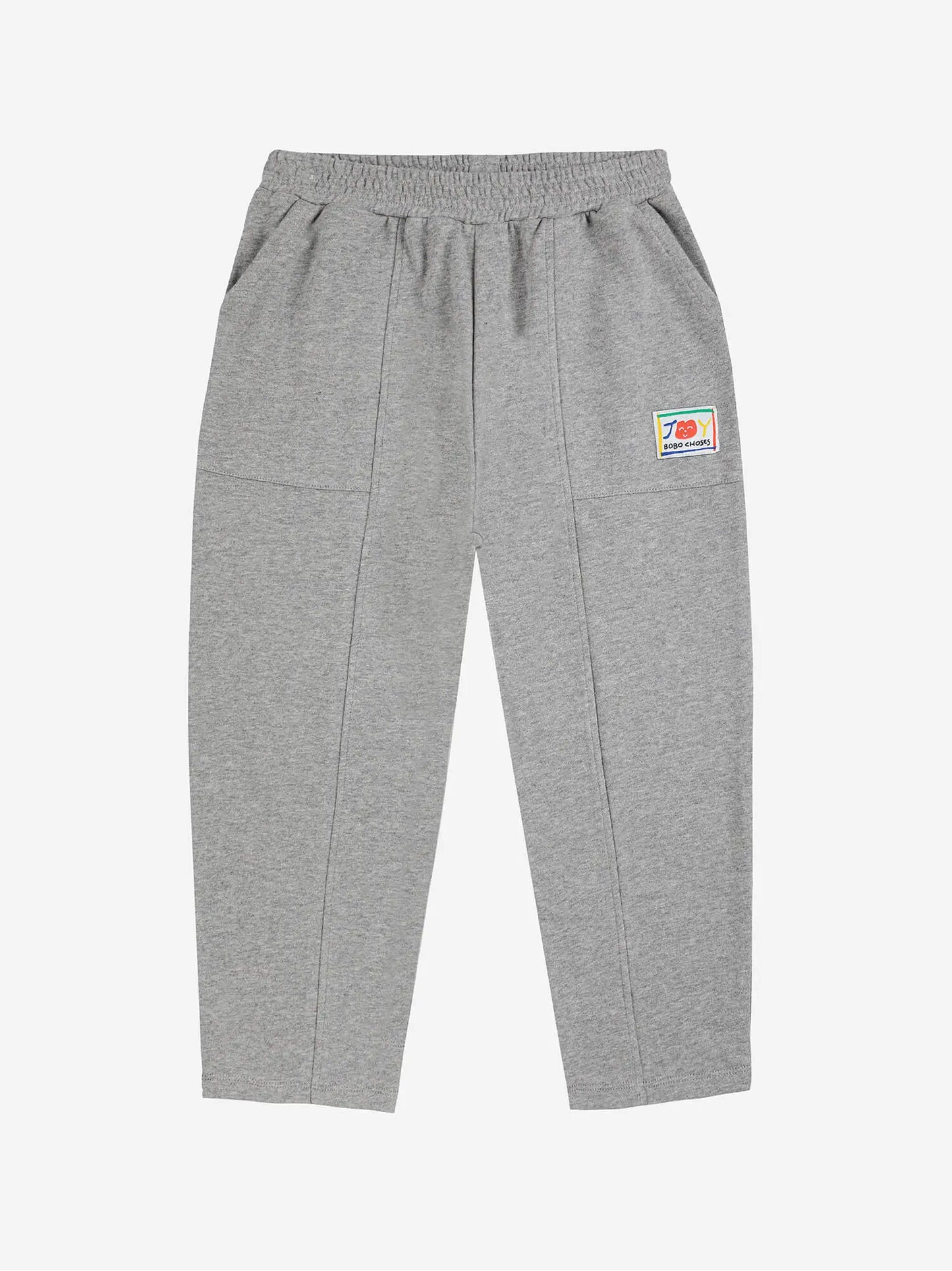 Smiling heather grey jogging pants