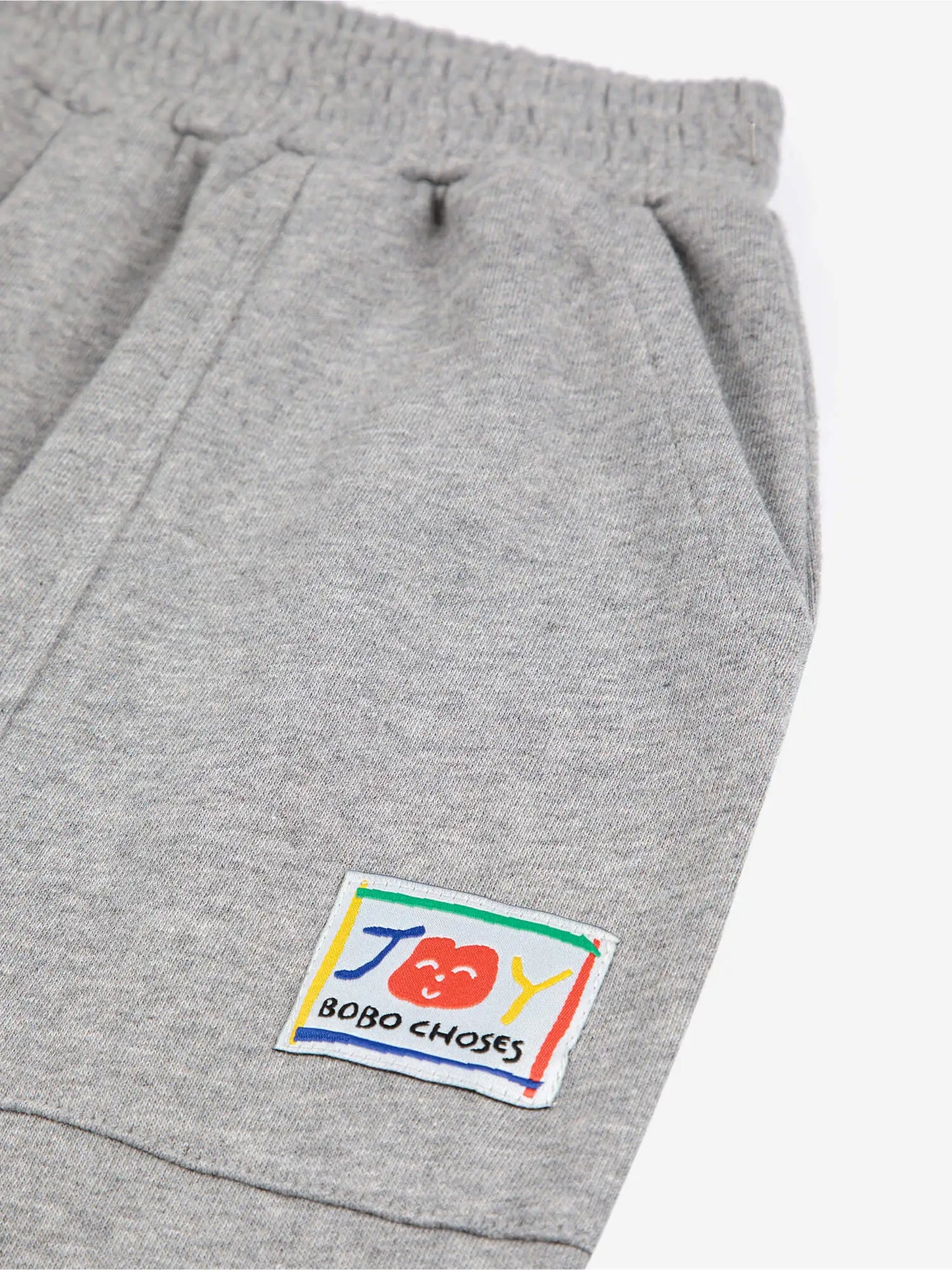 Smiling heather grey jogging pants