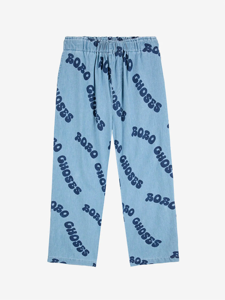 Wavy Bobo Choses all over light denim pants