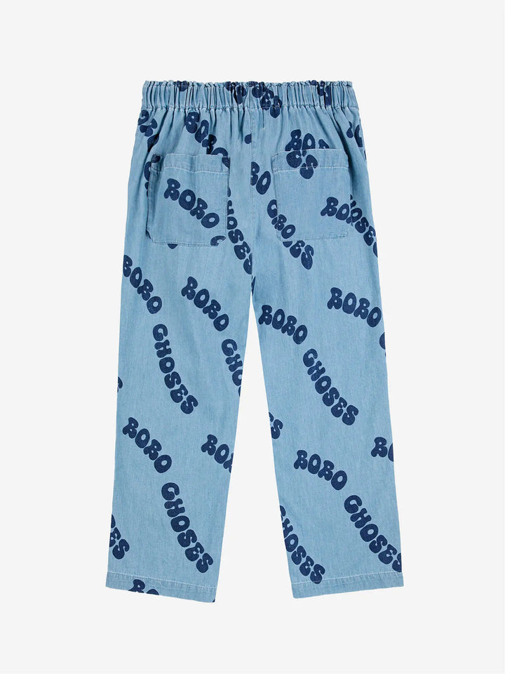 Wavy Bobo Choses all over light denim pants