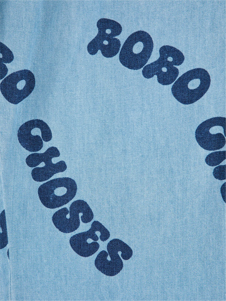 Wavy Bobo Choses all over light denim pants