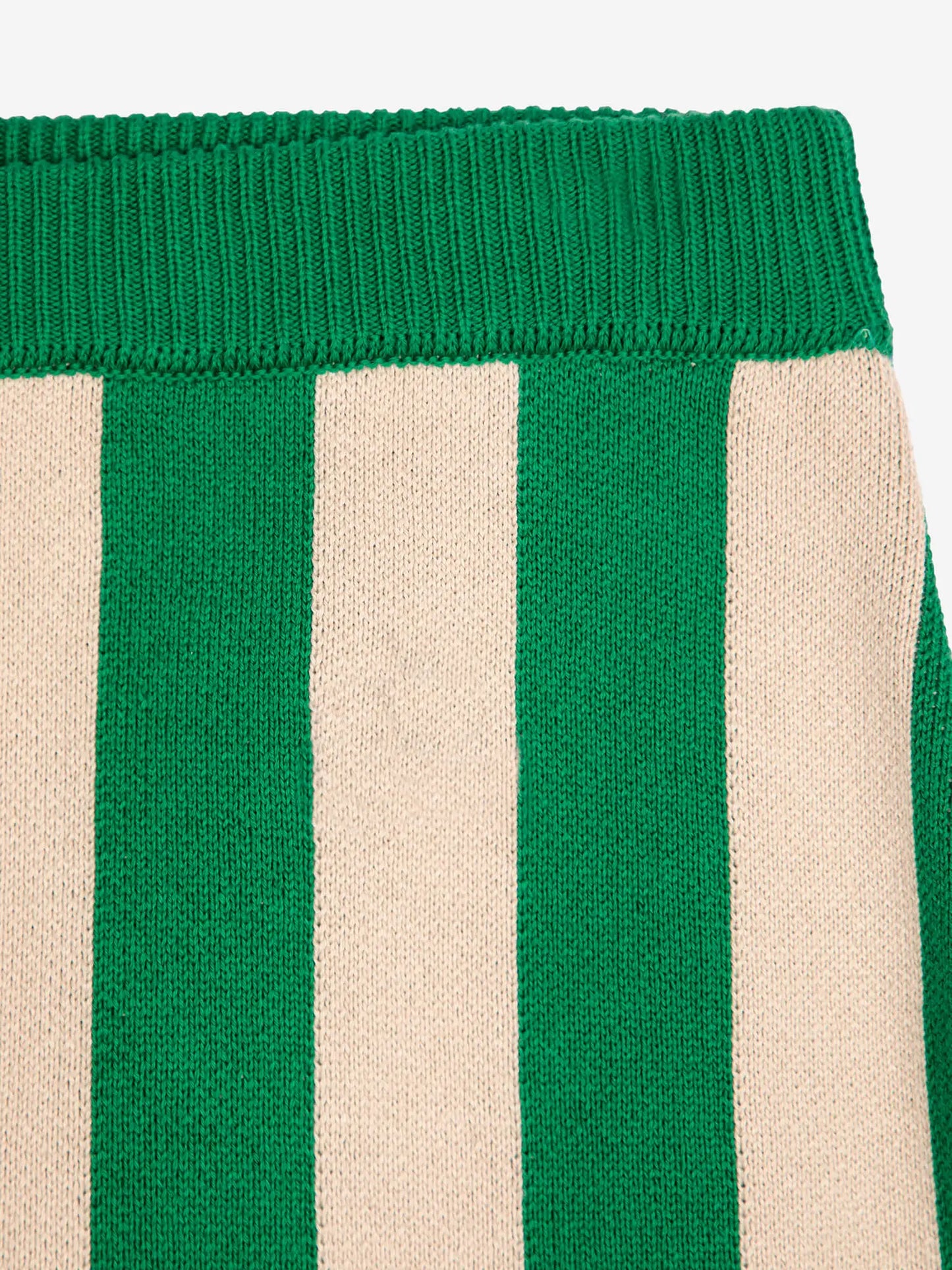 Knitted stripes skirt