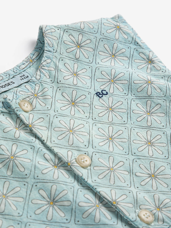 Daisy Mosaic all over woven overall