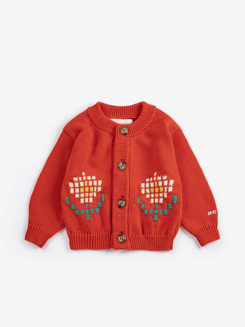 Pixel Daisy cardigan | Bobo Choses for Baby
