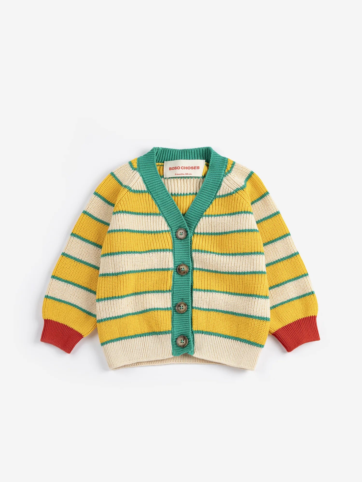 BC Striped cardigan | Bobo Choses for Baby