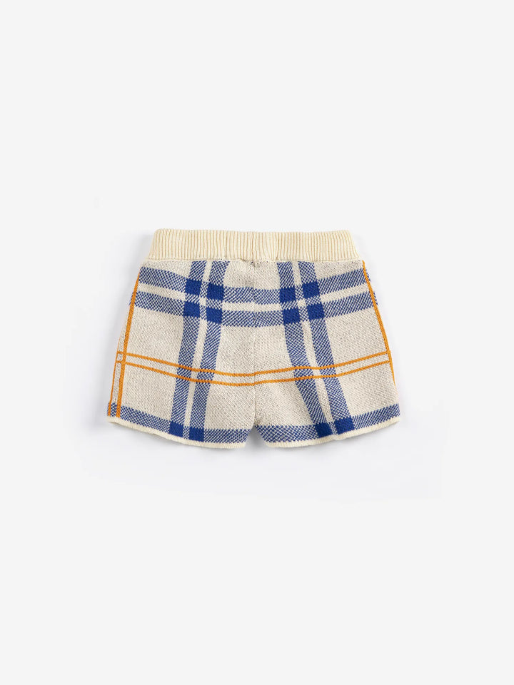 Fun Tartan knitted shorts