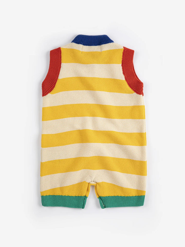 BC striped knitted playsuit