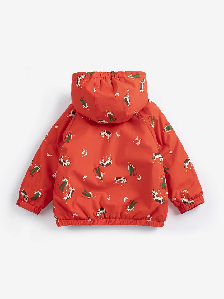 Farm Adventure all over reversible anorak