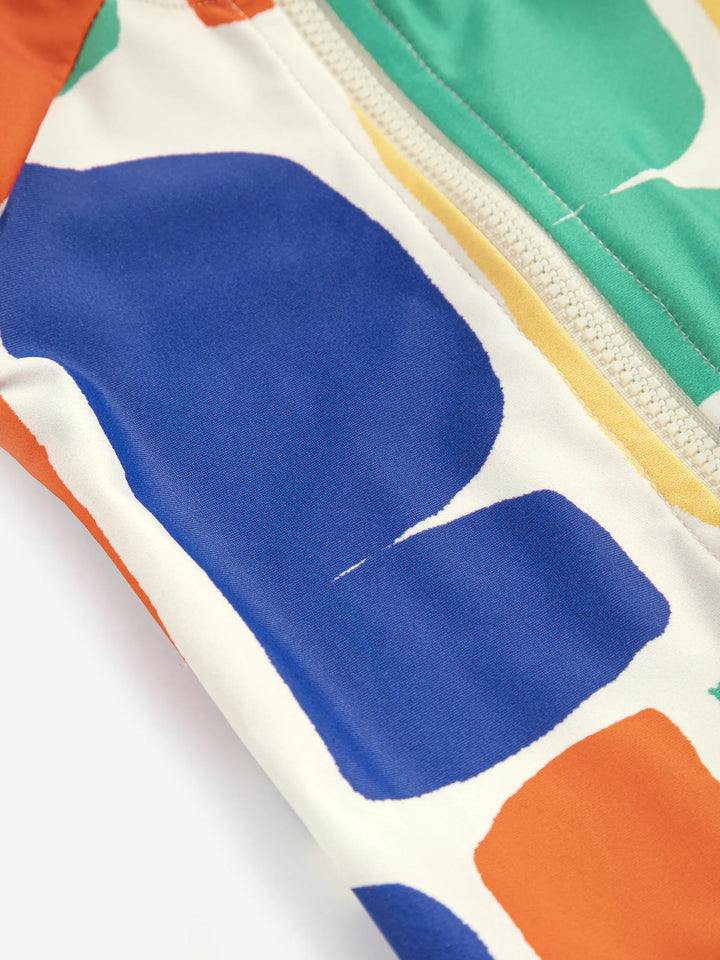 Bobo Choses Color 전체 무늬 수영복 오버롤