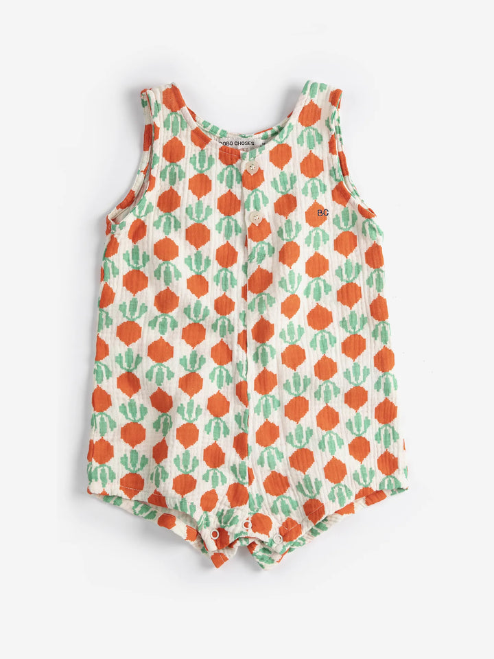 Cool Radish all over woven playsuit