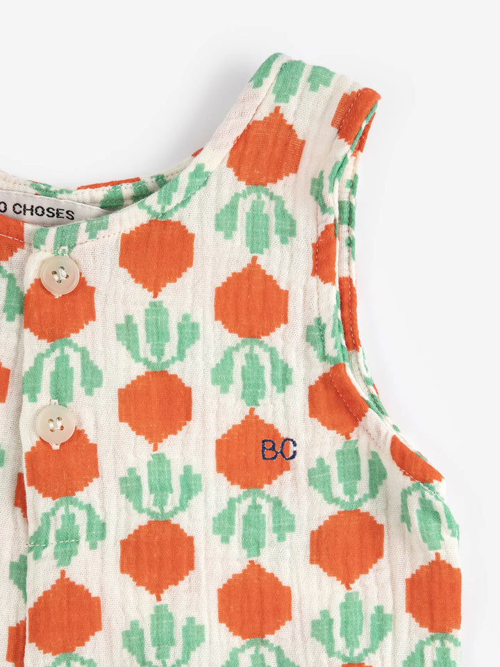 Cool Radish all over woven playsuit